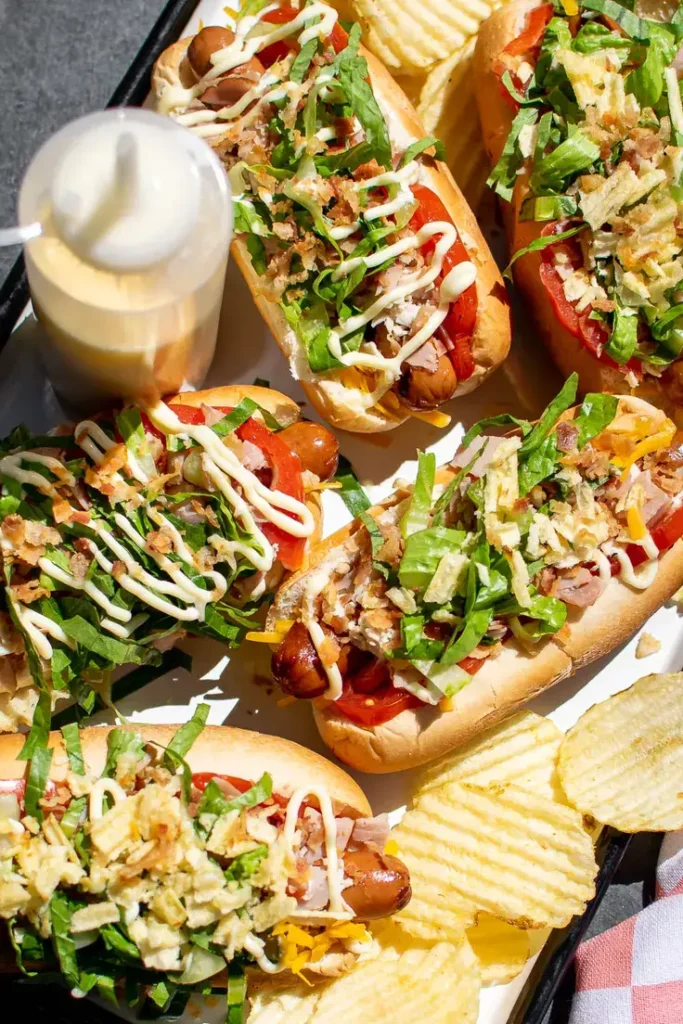 Club Hot Dogs by Carolyn's Cooking - a fun and satisfying Memorial Day main.