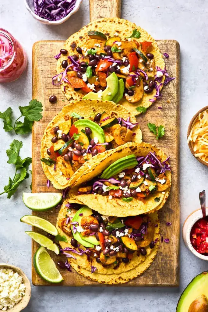 Vegetarian Tacos by Two Peas & Their Pod - Quick, easy, and vegetarian! 

