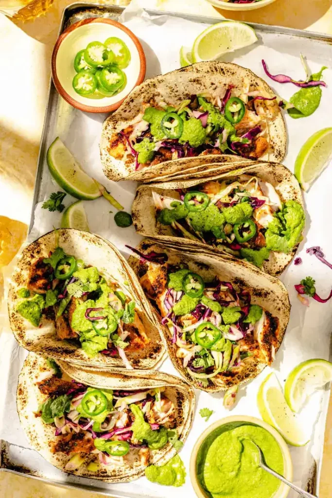 Grilled Fish Tacos by The Defined Dish - perfect for a chill Memorial Day cookout.