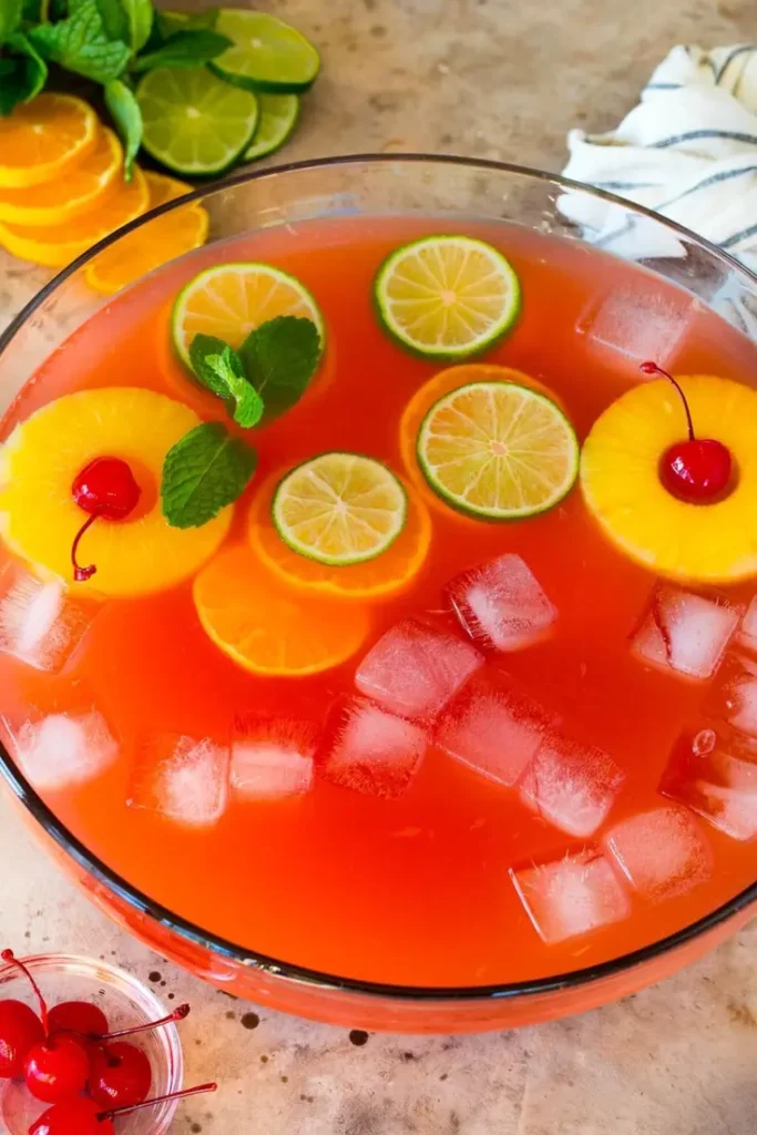 Vodka Punch by Dinner at the Zoo - perfect party drink for a crowd!
