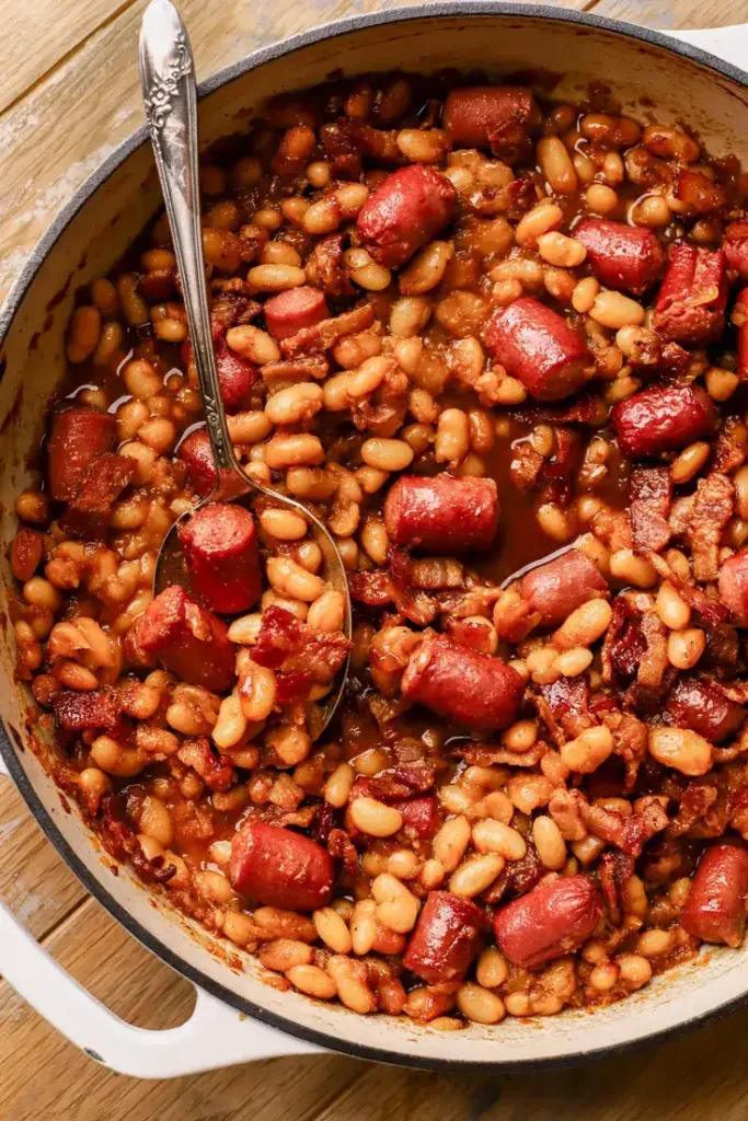 Baked Beans and Franks by The Epicurean Mouse 